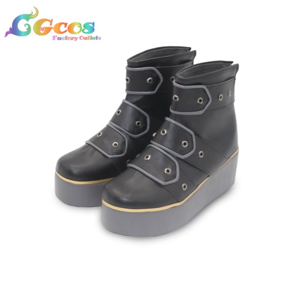 画像2: あんさんぶるスターズ! コスプレ靴 迷宮電子回廊 斎宮宗 影片みか コスプレブーツ コスプレ衣装 (2)