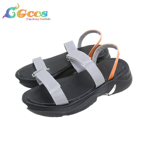 画像2: バーチャルYouTuber VTuber コスプレ靴 葛葉 くずは ChroNoiR シネマ MV衣装 コスプレブーツ コスプレ衣装 (2)