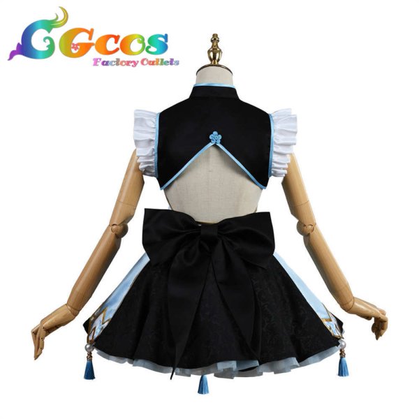 画像3: Re:ゼロから始める異世界生活 レム 中華風ロリータドレス コスプレ衣装 (3)