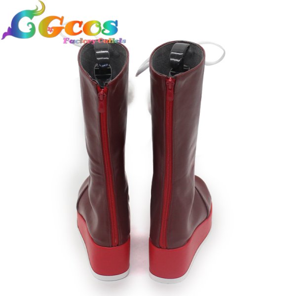 画像3: プロジェクトセカイ カラフルステージ!feat.初音ミク コスプレ靴 花里みのり スイートクイーンドレス コスプレブーツ コスプレ衣装 (3)