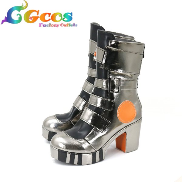 画像2: アークナイツ コスプレ靴 パインコーン pinecone コスプレブーツ コスプレ衣装 (2)