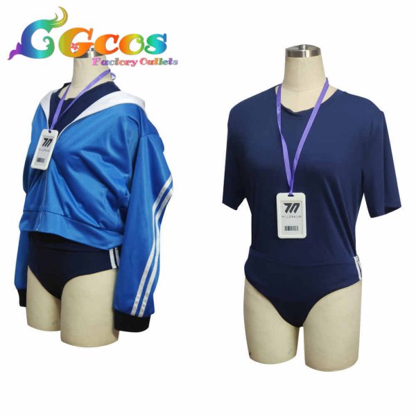 画像3: ブルーアーカイブ 早瀬ユウカ 体操服 コスプレ衣装 (3)