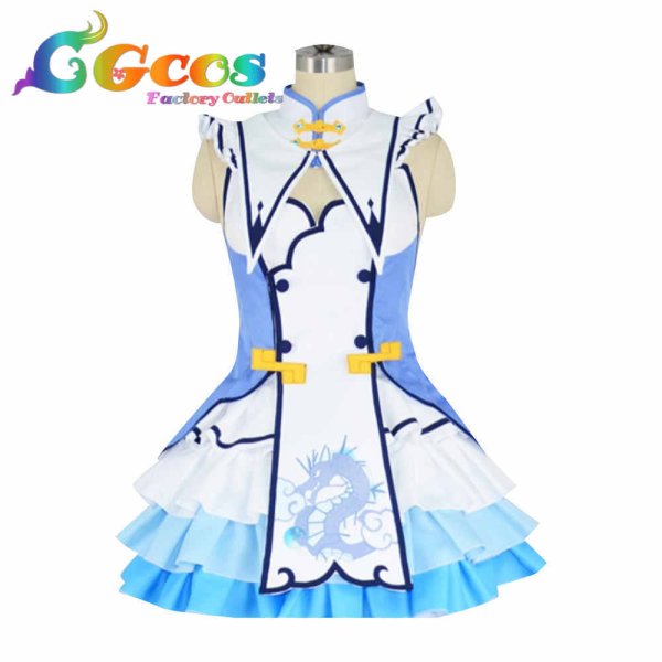 画像3: バーチャルYouTuber VTuber 天宮こころ 巫女衣装 初期衣装 コスプレ衣装 (3)