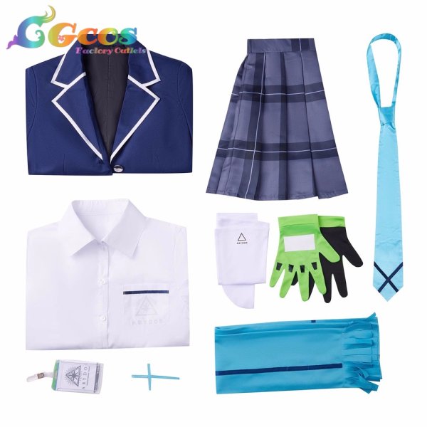 画像4: ブルーアーカイブ　砂狼シロコ　コスプレ衣装 (4)