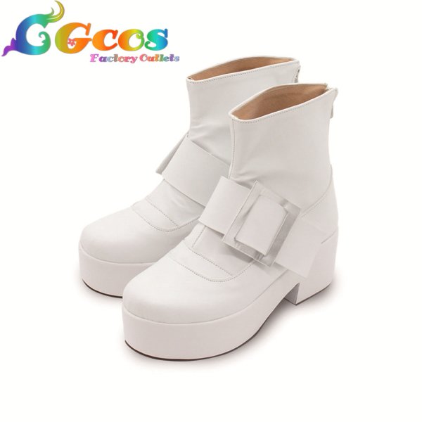 画像2: プロジェクトセカイ カラフルステージ!feat.初音ミク コスプレ靴 花里みのり ZOZOコラボ コスプレブーツ コスプレ衣装 (2)