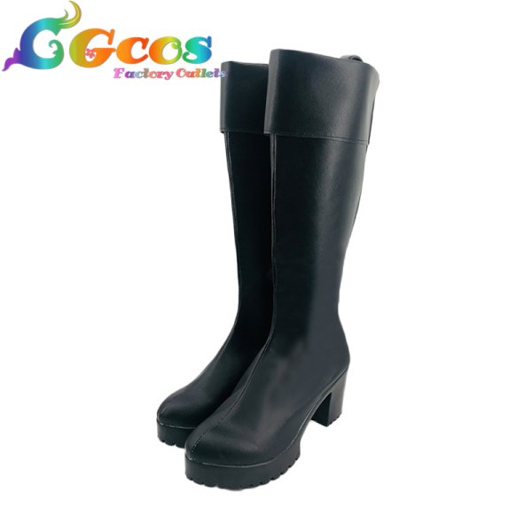 画像2: FAIRY TAIL　コスプレ靴　エルザ・スカーレット　コスプレブーツ　コスプレ衣装 (2)