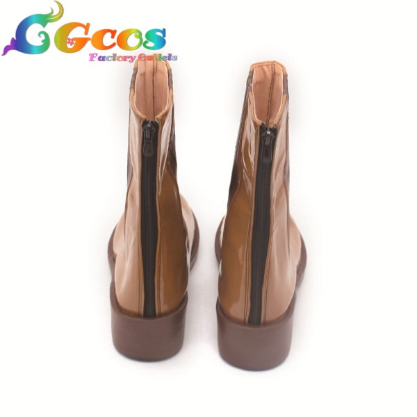 画像2: ポケットモンスター スカーレット・バイオレット コスプレ靴 チリ コスプレブーツ コスプレ衣装 (2)