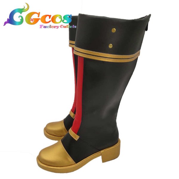 画像2: バーチャルYouTuber Vtuber コスプレ靴 Bane Kukulcan コスプレブーツ コスプレ衣装 (2)