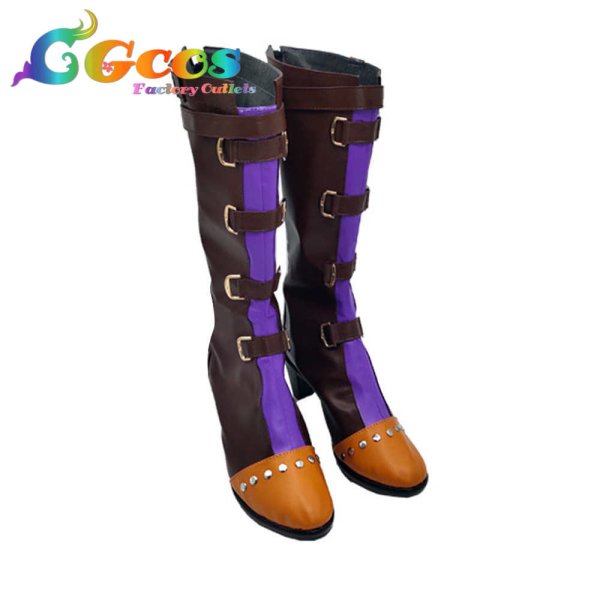 画像3: プリマドール コスプレ靴 鴉羽 コスプレブーツ コスプレ衣装 (3)