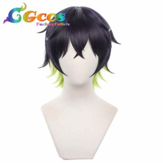 コスプレ　ウィッグ　ブルーロック　黒名蘭世 黒名蘭世 ウィッグ コスプレ ブルーロック 180度耐熱 58cm【現物