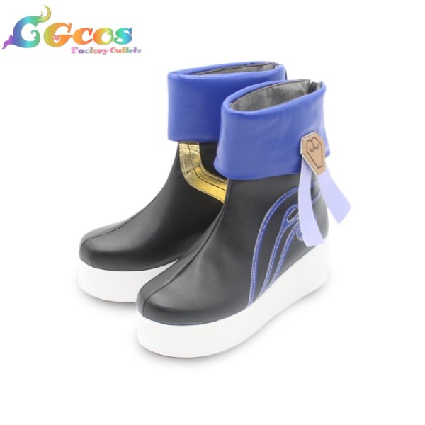 画像2: 崩壊:スターレイル コスプレ靴 白露 コスプレブーツ コスプレ衣装 (2)