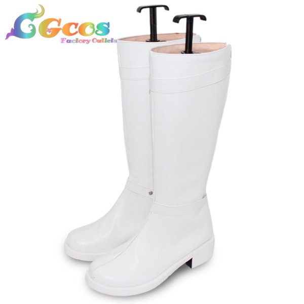 画像2: 魔法使いの約束　コスプレ靴　中央の国　カイン　Cain　白の魔法使い　コスプレブーツ　コスプレ衣装 (2)