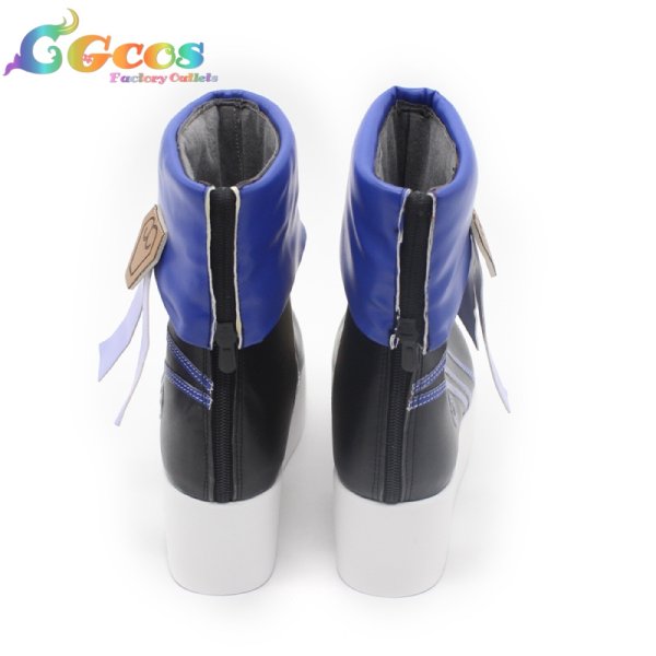 画像3: 崩壊:スターレイル コスプレ靴 白露 コスプレブーツ コスプレ衣装 (3)