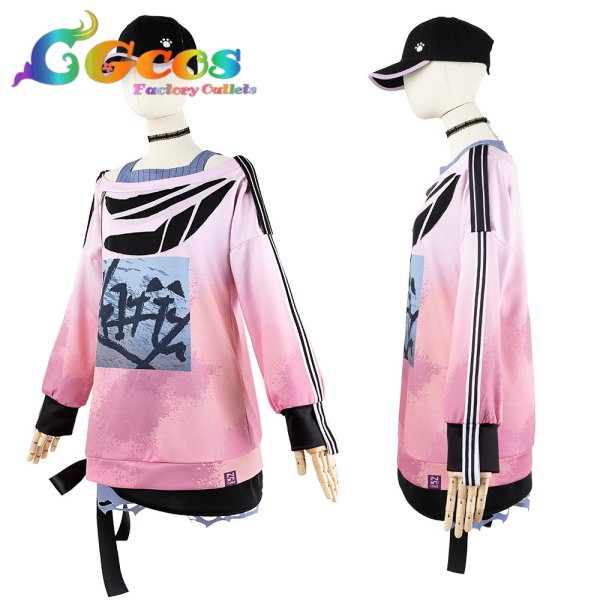 画像4: 「一部在庫あり」プロジェクトセカイ カラフルステージ!feat.初音ミク　暁山瑞希　Escape from rain　コスプレ衣装 (4)