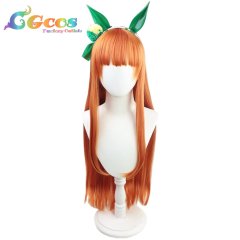 ウマ娘プリティーダービー　ウィッグ　サイレンススズカ　コスプレ衣装