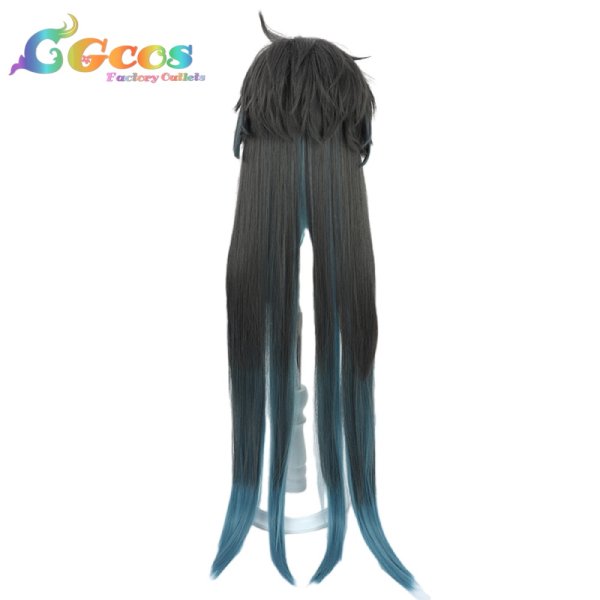 画像2: 崩壊:スターレイル ウィッグ 丹恒 飲月君 コスプレ衣装 (2)