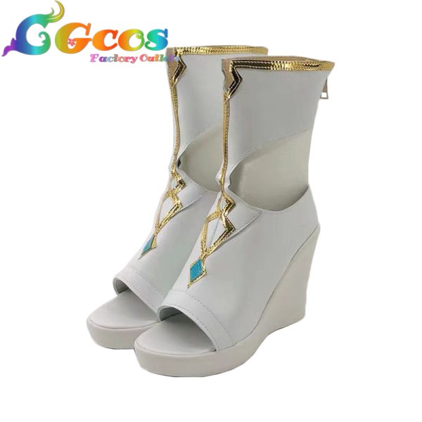 画像2: ラゴンとガールズ交響曲 コスプレ靴 プラトン コスプレブーツ コスプレ衣装 (2)