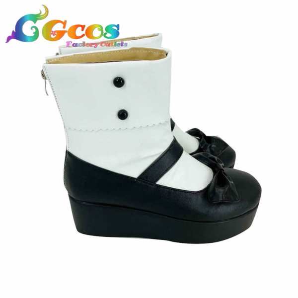 画像2: バーチャルYouTuber Vtuber コスプレ靴 橘ひなの 通常衣装 コスプレブーツ コスプレ衣装 (2)