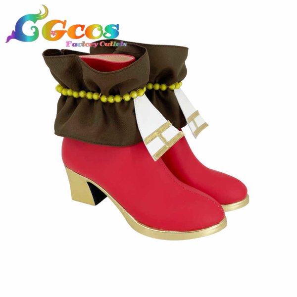 画像2: ウマ娘プリティーダービー　コスプレ靴　ミホノブルボン　新衣装　コスプレブーツ　コスプレ衣装 (2)