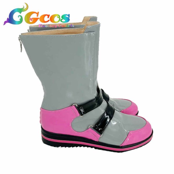 画像2: バーチャルYouTuber　Vtuber　コスプレ靴　魔使マオ　キョンシー　コスプレブーツ　コスプレ衣装 (2)