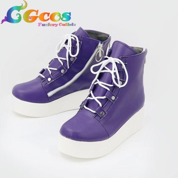 画像2: バーチャルYouTuber　VTuber　コスプレ靴　剣持刀也　コスプレブーツ　コスプレ衣装 (2)