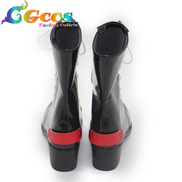 画像3: VOCALOID コスプレ靴 重音テト コスプレブーツ コスプレ衣装 (3)