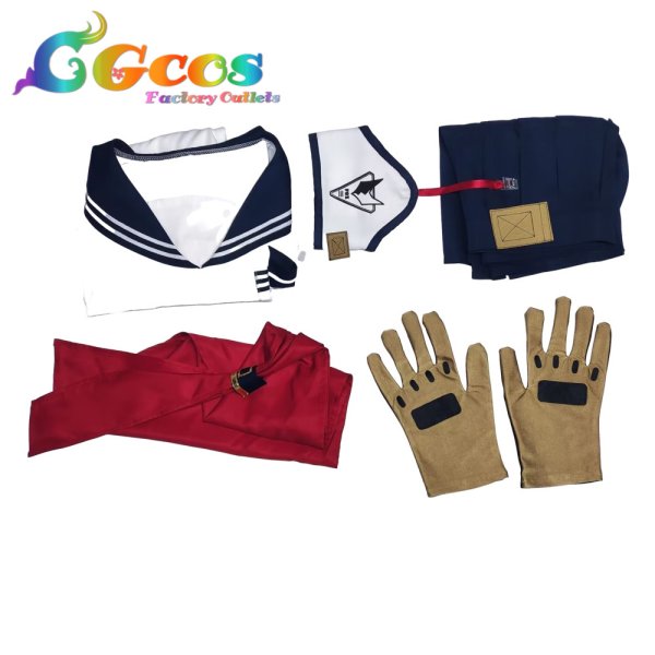 画像3: ブルーアーカイブ オトギ FOX小隊 コスプレ衣装 (3)