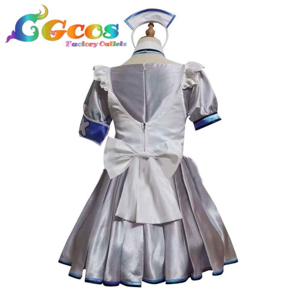 画像2: バーチャルYouTuber Vtuber 天音かなた ナース服 コスプレ衣装 (2)