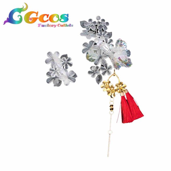 画像3: アズールレーン ウィッグ 逸仙 イーシェン Bバージョン コスプレ衣装 (3)