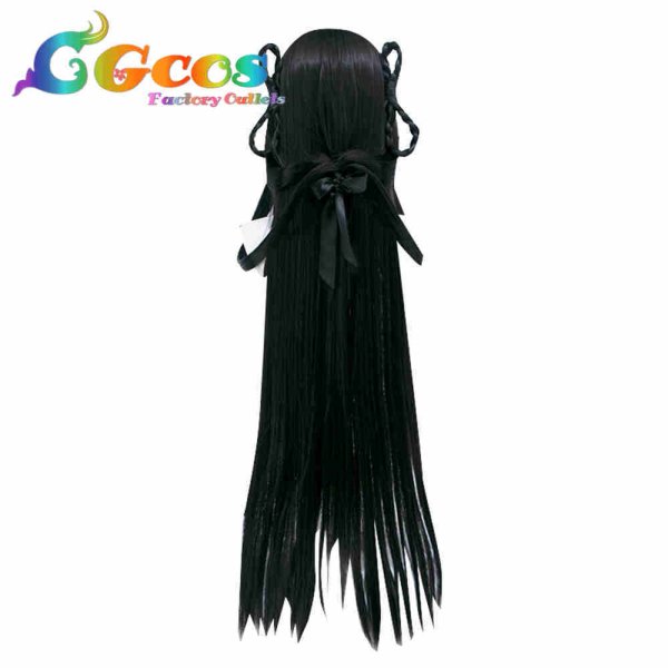 画像2: アズールレーン ウィッグ 逸仙 イーシェン Bバージョン コスプレ衣装 (2)