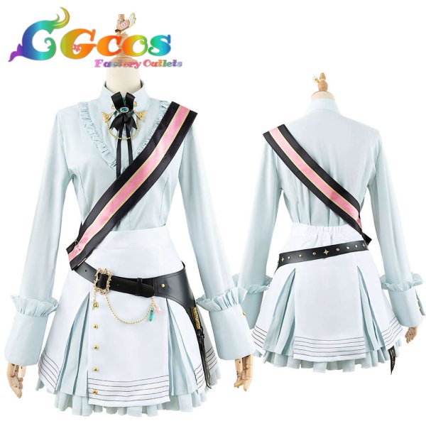 画像4: 「一部在庫あり」プロジェクトセカイ カラフルステージ! feat. 初音ミク 2.5周年お祝い 初音ミク 鳳えむ 桐谷遥 日野森雫 星乃一歌 暁山瑞希 コスプレ衣装 (4)