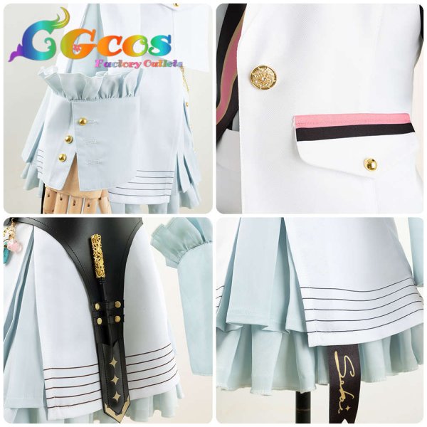 画像6: 「一部在庫あり」プロジェクトセカイ カラフルステージ! feat. 初音ミク 2.5周年お祝い 初音ミク 鳳えむ 桐谷遥 日野森雫 星乃一歌 暁山瑞希 コスプレ衣装 (6)