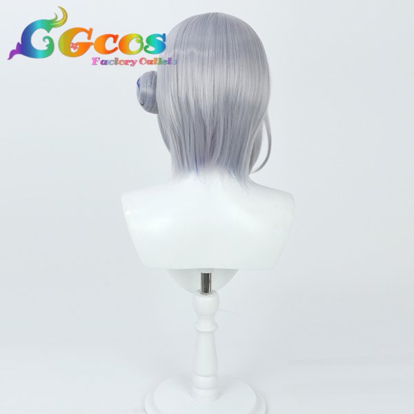 画像2: バーチャルYouTuber Vtuber ウィッグ 天音かなた 正月衣装 コスプレ衣装 (2)