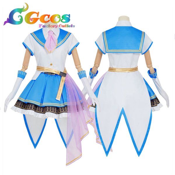 画像11: ラブライブ! サンシャイン!!　スクフェス2新衣装　津島善子　黒澤ルビィ　渡辺曜　黒澤ダイヤ　国木田花丸　高海千歌　松浦果南　小原鞠莉　桜内梨子　コスプレ衣装 (11)