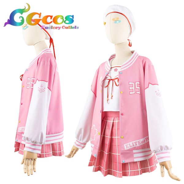 画像2: 「一部在庫あり」バーチャルYouTuber　Vtuber　さくらみこ　マリンセーラー衣装　コスプレ衣装 (2)