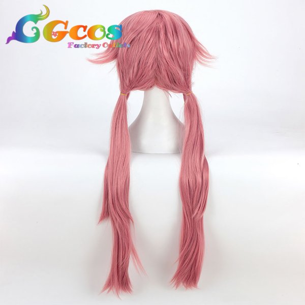 画像2: 未来日記 ウィッグ 我妻由乃 コスプレ衣装 (2)