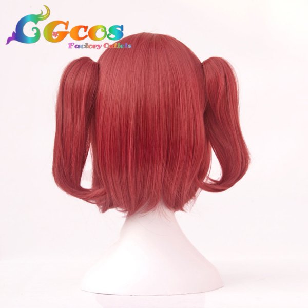 画像2: ラブライブ! サンシャイン!! ウィッグ 黒澤ルビィ コスプレ衣装 (2)