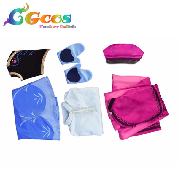 画像4: アナと雪の女王 Frozen アナ  Princess Anna of arendelle コスプレ衣装 (4)