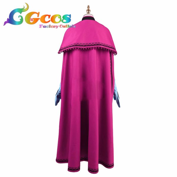 画像2: アナと雪の女王 Frozen アナ  Princess Anna of arendelle コスプレ衣装 (2)