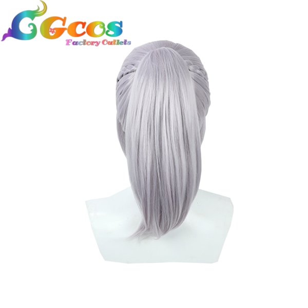 画像2: バーチャルYouTuber VTuber ウィッグ 白銀ノエル リリカル団長衣装 コスプレ衣装 (2)