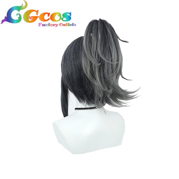 画像2: ドールズフロントライン ウィッグ アンジェリア コスプレ衣装 (2)