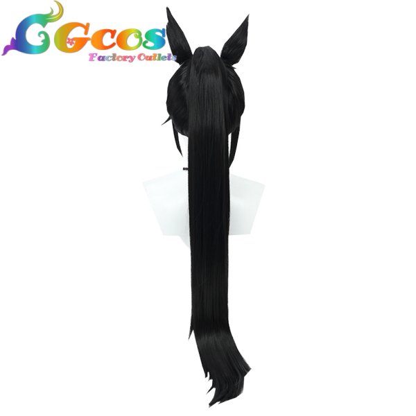 画像2: ウマ娘プリティーダービー ウィッグ シンボリクリスエス 勝負服 コスプレ衣装 (2)