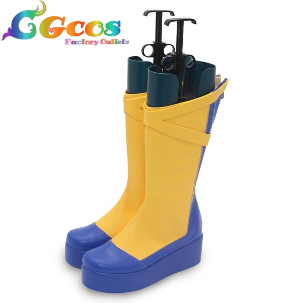 画像2: ヴィンスモーク・ニジ　コスプレ靴　コスプレブーツ　コスプレ衣装 (2)