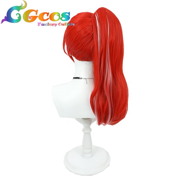 画像2: バーチャルYouTuber VTuber ウィッグ Kureiji Ollie クレイジー・オリー コスプレ衣装 (2)