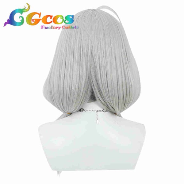 画像2: バーチャルYouTuber VTuber ウィッグ 紫咲シオン 制服風衣装 コスプレ衣装 (2)