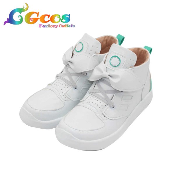 画像2: ブルーアーカイブ コスプレ靴 アロナ コスプレブーツ コスプレ衣装 (2)