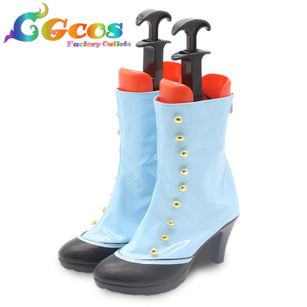 画像2: プロジェクトセカイ カラフルステージ!feat.初音ミク　コスプレ靴　巡音ルカ　2.5周年お祝い　コスプレブーツ　コスプレ衣装 (2)