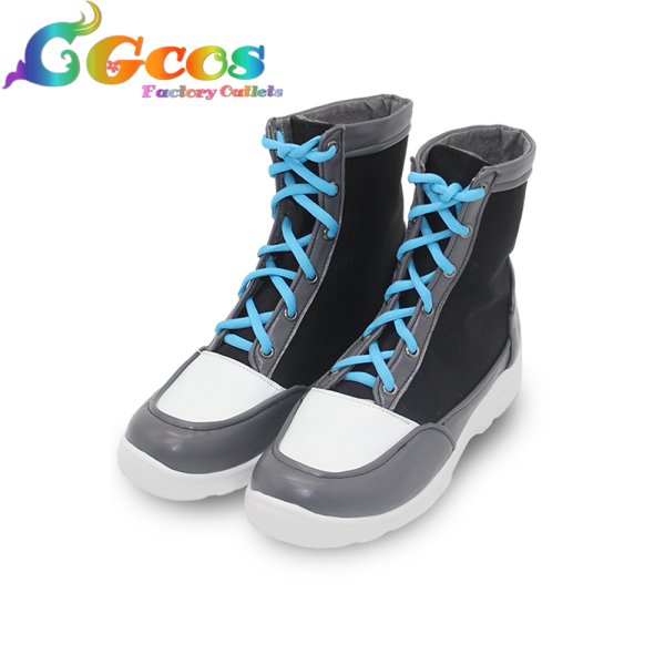 画像2: ブルーアーカイブ コスプレ靴 空井サキ コスプレブーツ コスプレ衣装 (2)