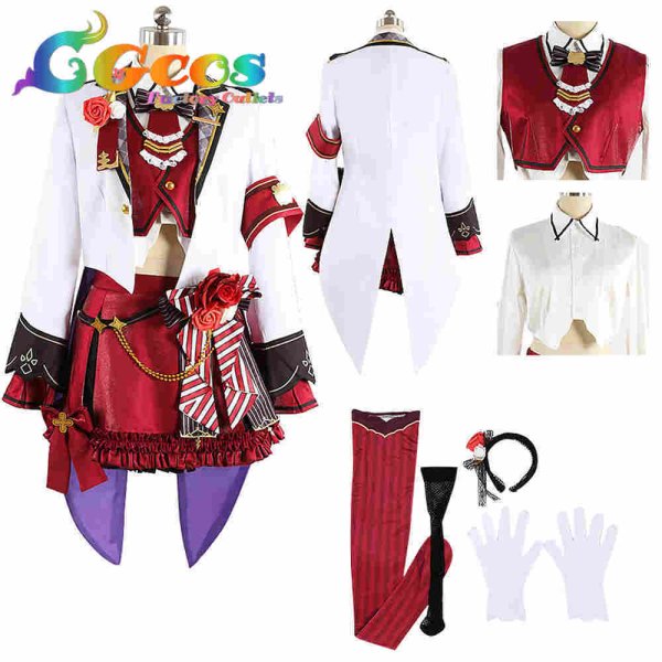 画像3: バーチャルYouTuber VTuber らなきゅら新衣装リレー 天ヶ瀬むゆ コスプレ衣装 (3)