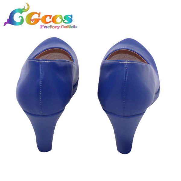 画像2: ブルーアーカイブ コスプレ靴 飛鳥馬トキ バニーガール コスプレブーツ コスプレ衣装 (2)